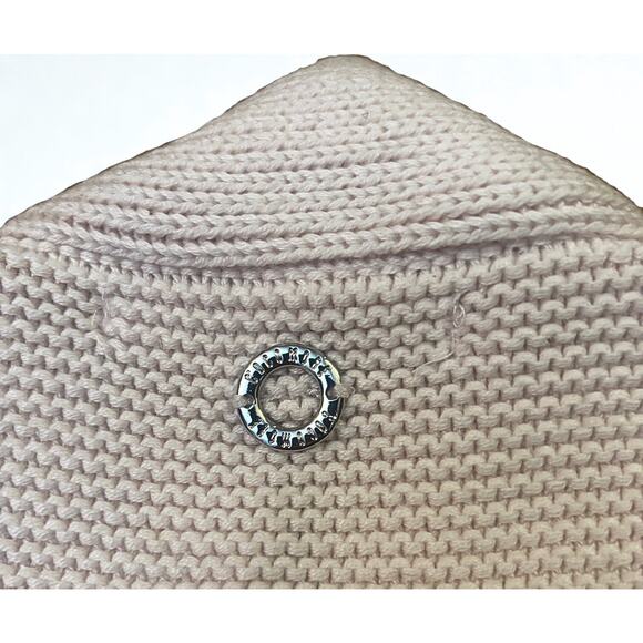 Cocomore Boutique Knit Open-Front Cardigan, Neutral Beige/Off White - Picture 6 of 8